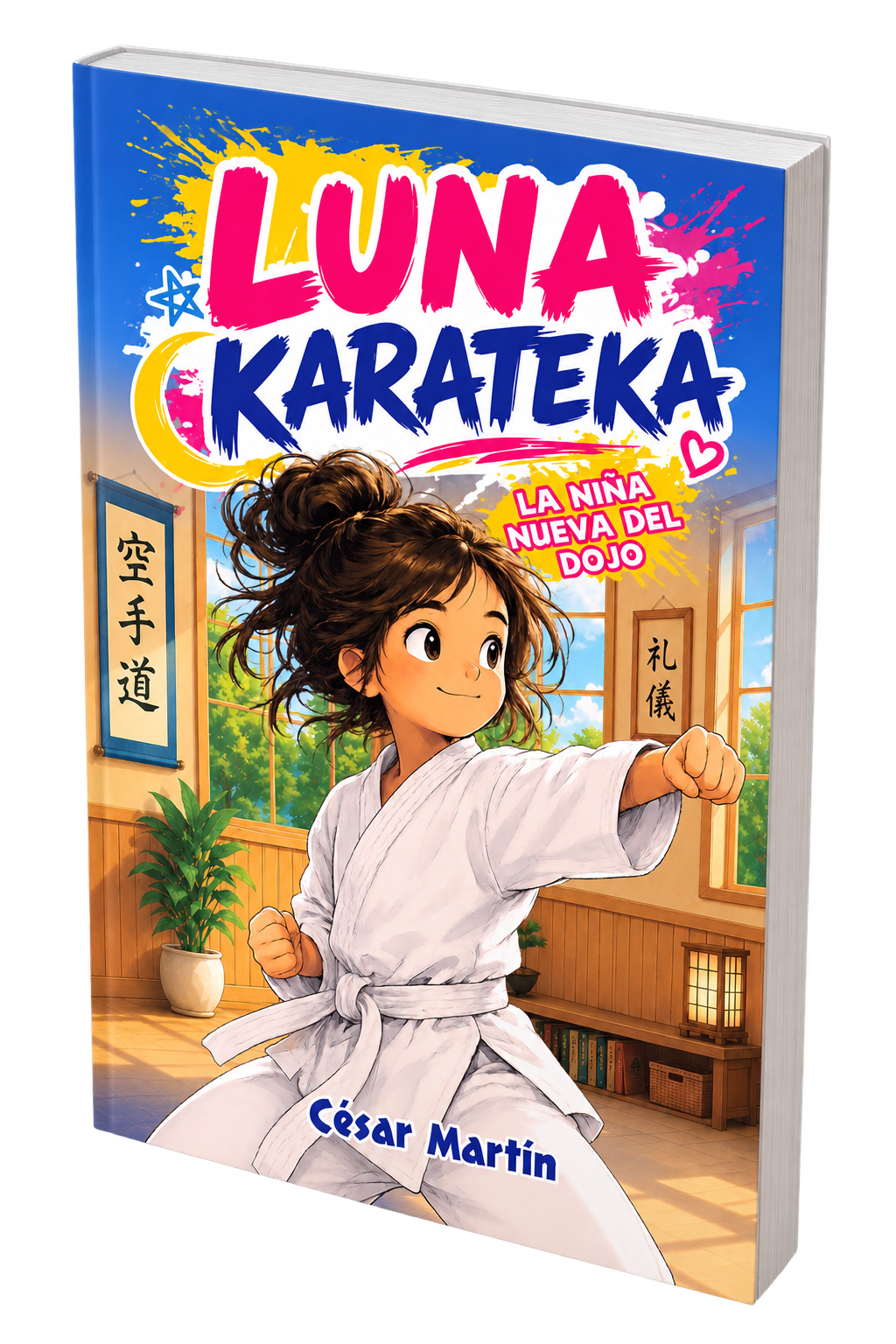 Libro infantil de karate Luna Karateka: La niña nueva del dojo